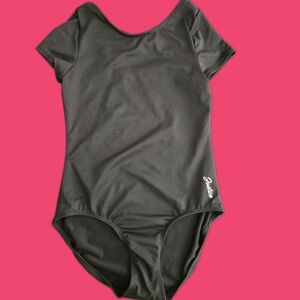 Justice Girls Black Leotard S (7/8)